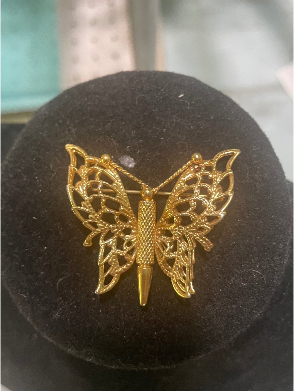 Vintage Monet Butterfly Brooch